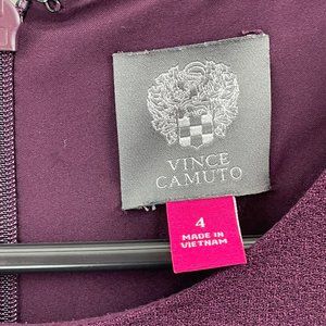 Vince Camuto | Bow sleeve | Shift dress | Plum